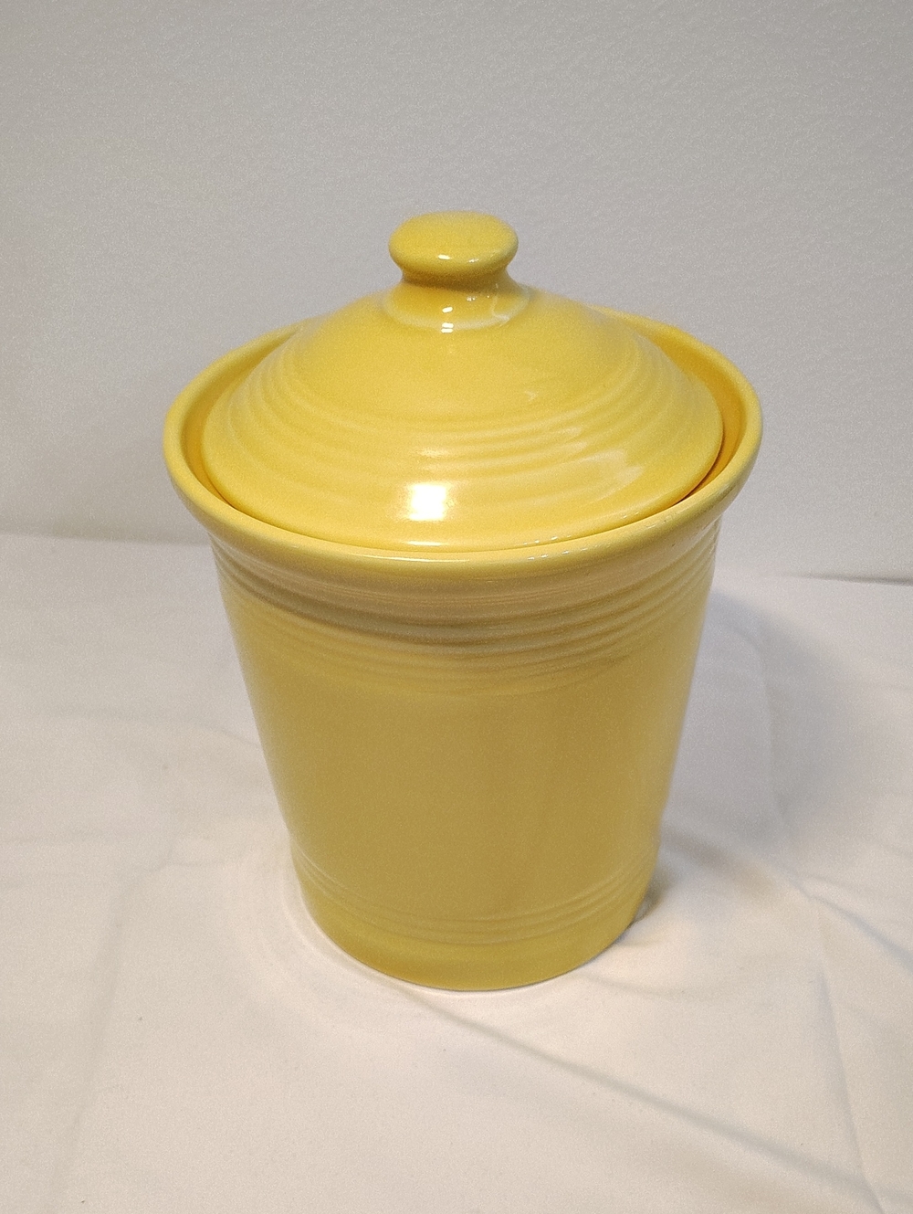 Fiesta Canister Sunflower 🌻 Yellow Retired Medium  with Lid
